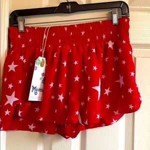 Show Me Your Mumu Red Star Shorts